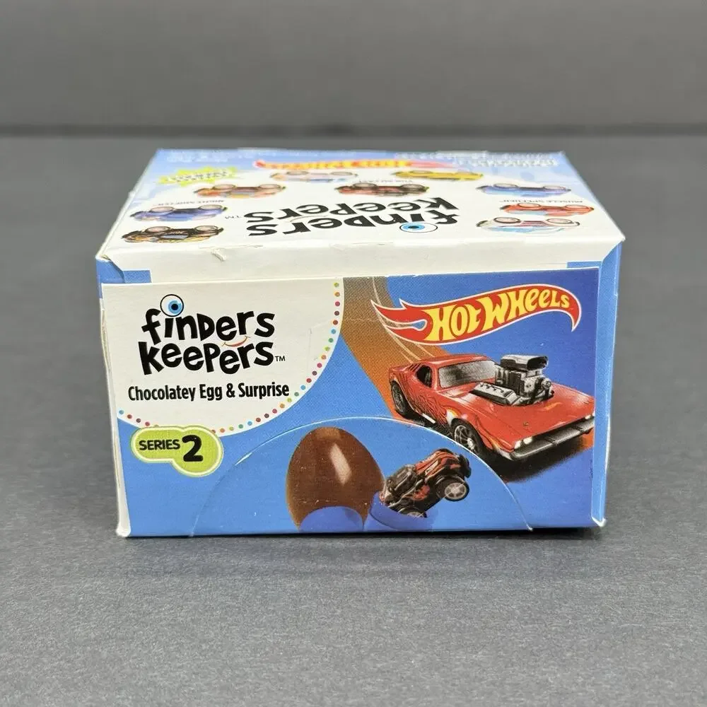 Hot Wheels Finders Keepers Milk Chocolate Egg with Surprise Toy Inside